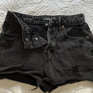 Wild Fable Charcoal Distressed Jean Shorts
